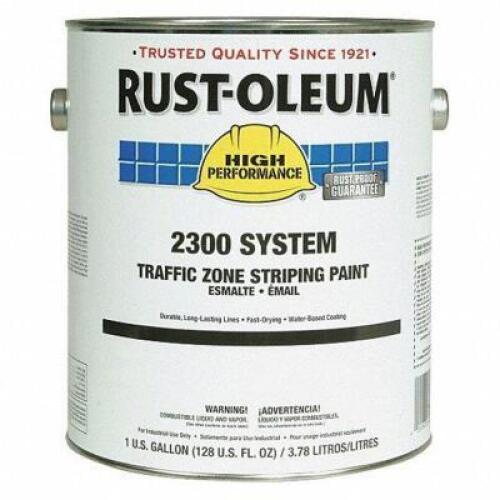 DESCRIPTION: (2) TRAFFIC ZONE MARKING PAINT BRAND/MODEL: RUST-OLEUM #34UL61 INFORMATION: TRAFFIC BLUE RETAIL$: $71.04 EA SIZE: 1 GALLON QTY: 2