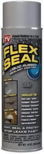 DESCRIPTION: (4) LIQUID RUBBER SEALANT BRAND/MODEL: FLEX SEAL INFORMATION: GRAT RETAIL$: $14.99 EA SIZE: 14 OZ QTY: 4