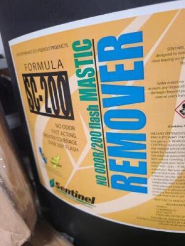 DESCRIPTION: (1) DRUM OF NO ODOR MASTIC REMOVER BRAND/MODEL: SENTINEL/SC-200 RETAIL$: $946 SIZE: 55 GALLON DRUM QTY: 1