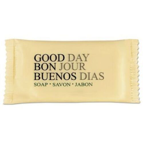 DESCRIPTION: (1) CASES OF APPROX (50) TRAVEL SIZE BAR SOAP BRAND/MODEL: GOOD DAY QTY: 1