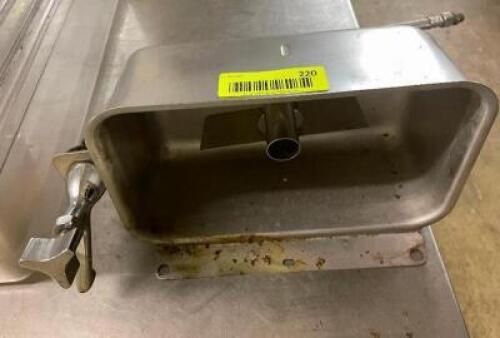 STAINLESS DIP WELL W/ FAUCET