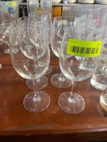 (5) WINE GLASSES