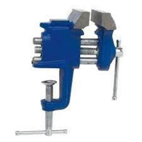 DESCRIPTION: (2) CLAMP-ON VISE BRAND/MODEL: IRWIN INFORMATION: BLUE RETAIL$: $26.99 EA SIZE: 3" QTY: 2