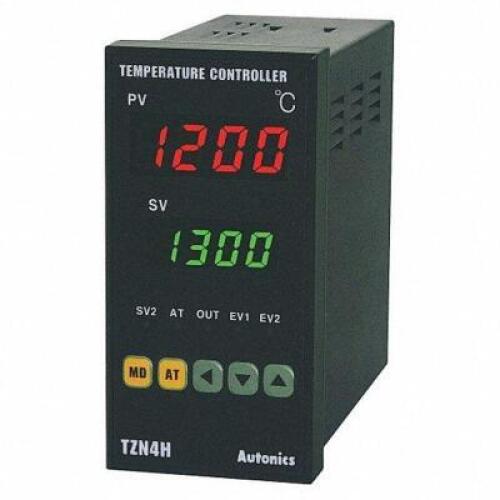 DESCRIPTION: (3) TEMPERATURE CONTROLLER BRAND/MODEL: AUTONICS #21HJ48 INFORMATION: BLACK RETAIL$: $232.34 EA SIZE: 1/8 DIN SIZE, 100 TO 240V AC, SPDT/