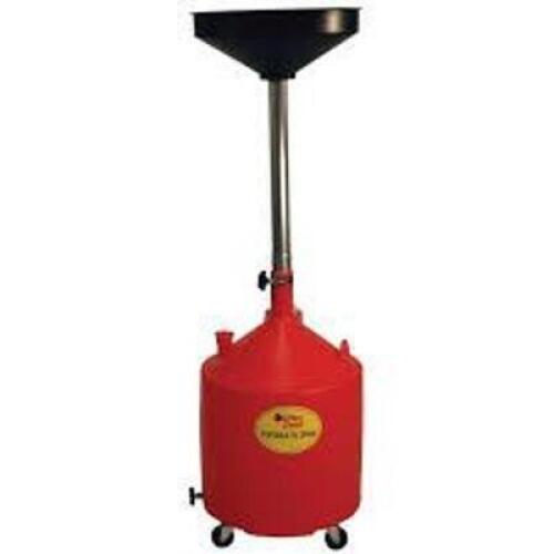 DESCRIPTION: (1) PORTABLE OIL DRAIN, FLUID DISPENSER BRAND/MODEL: JOHNDOW INDUSTRIES #33K124 INFORMATION: ORANGE AND BLACK RETAIL$: $145.83 EA SIZE: 8