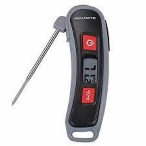 DESCRIPTION: (2) DIGITAL INSTANT READ THERMOMETERS BRAND/MODEL: ACURITE INFORMATION: BLACK/GRAY RETAIL$: $14.99 EA QTY: 2