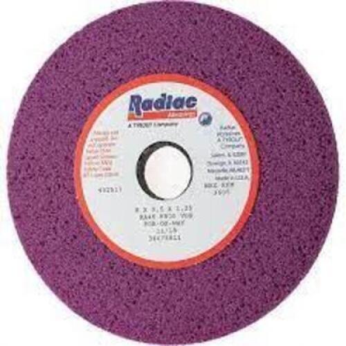 DESCRIPTION: (12) SURFACE GRINDING WHEEL BRAND/MODEL: RADIAC ABRASIVES #473925 INFORMATION: PURPLE RETAIL$: $77.25 EA SIZE: 5" X 1" X 1.25" QTY: 12