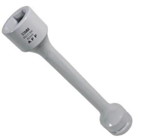 DESCRIPTION: (4) TORQUE LIMITING SOCKET BRAND/MODEL: AMERICAN FORGE AND FOUNDRY INFORMATION: GRAY RETAIL$: $73.45 EA SIZE: 1" DRIVE, 33MM QTY: 4
