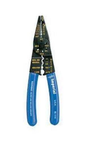 DESCRIPTION: (1) METRIC STRIPPER/CUTTER/CRIMPER BRAND/MODEL: IMPERIAL #IE-114/21E INFORMATION: BLUE HANDLE RETAIL$: $132.85 EA QTY: 1