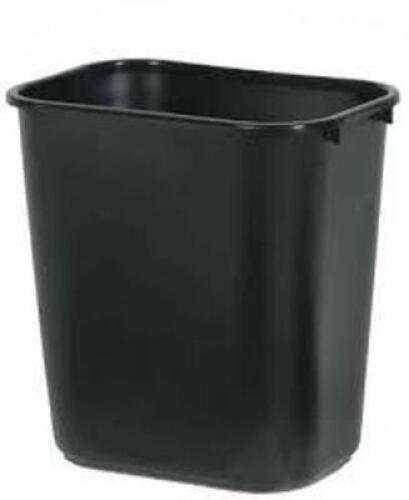 DESCRIPTION: (4) WASTE BASKET BRAND/MODEL: RUBBERMAID #FG295600BLA INFORMATION: BLACK RETAIL$: $13.15 EA SIZE: 7 GAL QTY: 4