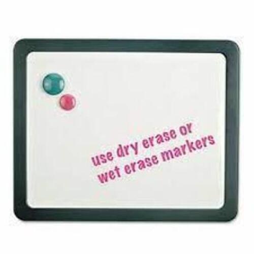 DESCRIPTION: (4) DRY ERASE BOARD BRAND/MODEL: UNIVERSAL ONE #UNV08165 INFORMATION: BLACK BOARDER RETAIL$: $19.92 EA SIZE: 15-7/8" X 12-7/8" QTY: 4