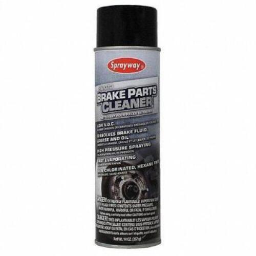 DESCRIPTION: (1) BOX OF (12) BRAKE PARTS CLEANER BRAND/MODEL: SPRAYWAY RETAIL$: $6.49 EA SIZE: 14 OZ QTY: 1