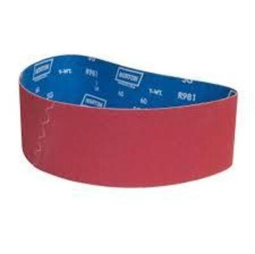 DESCRIPTION: (2) BOXES OF (10) SANDING BELTS BRAND/MODEL: NORTON #R988 RETAIL$: $50.00 EA SIZE: 3" X 79" QTY: 2