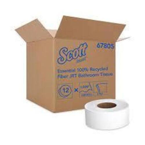 DESCRIPTION: (1) CASE OF (12) CORELESS BATHROOM TISSUE BRAND/MODEL: SCOTT #67805 RETAIL$: $111.58 EA QTY: 1