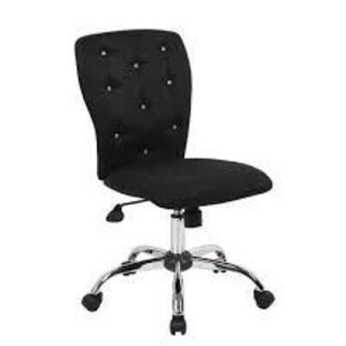 DESCRIPTION: (1) BLACK MICROFIBER OFFICE CHAIR BRAND/MODEL: BOSS #B220-BK RETAIL$: $122.49 EA QTY: 1