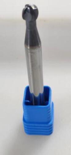 DESCRIPTION: (3) SOLID CARBIDE BALL END MILL BRAND/MODEL: SECO 160080-MEGA-64 RETAIL$: $ 239.00 EA SIZE: 8MM dia 6.2mm loc QTY: 3