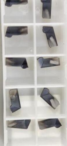 DESCRIPTION: (30) CARBIDE GROOVING INSERTS BRAND/MODEL: WIDIA 507357 RETAIL$: $21.65 PER INSERT QTY: 30