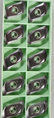 DESCRIPTION: (10) CARBIDE, DIAMOND MILLING INSERTS BRAND/MODEL: WALTER ZDGT200520R-K85 RETAIL$: $41.79 PER INSERT QTY: 10