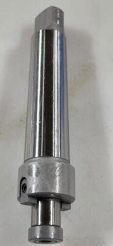 DESCRIPTION: (1) 4mt TAPER SAHNK SHELL MILL HOLDER BRAND/MODEL: VC 7-050-010 RETAIL$: 103.37 SIZE: 1-3/4"-2" 3/4" PILOT QTY: 1