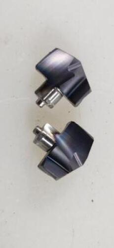 DESCRIPTION: (10) SOLID CARBIDE REPLACEBLE DRILL TIP BRAND/MODEL: ISCAR ICP 094-2M IC908 RETAIL$: $92.10 PER INSERT SIZE: 0.37" DIA QTY: 10