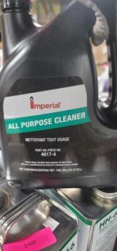 DESCRIPTION: (2) ALL PURPOSE CLEANER BRAND/MODEL: IMPERIAL # 4817-4 RETAIL$: $25.00 EA SIZE: 1 GALLON QTY: 2