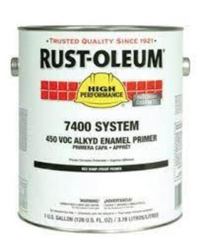DESCRIPTION: (1) DTM ALKYD ENAMEL PRIMER BRAND/MODEL: RUST-OLEUM 7400 INFORMATION: FLAT RUST INHIBITIVE RED RETAIL$: $135.55 EA SIZE: 1 GALLON QTY: 1
