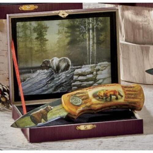 DESCRIPTION Bear Wildlife Collector Knife CONDITION Brand New - In Box - Retail - $34.95 ADDITIONAL INFO Make an impressive addition to your collectio