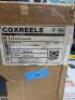 DESCRIPTION: (1) SPRING RETURN HOSE REEL BRAND/MODEL: COXREELS #33N111 INFORMATION: BLUE RETAIL$: $850.95 EA SIZE: 1/2" X 100' QTY: 1 - 2