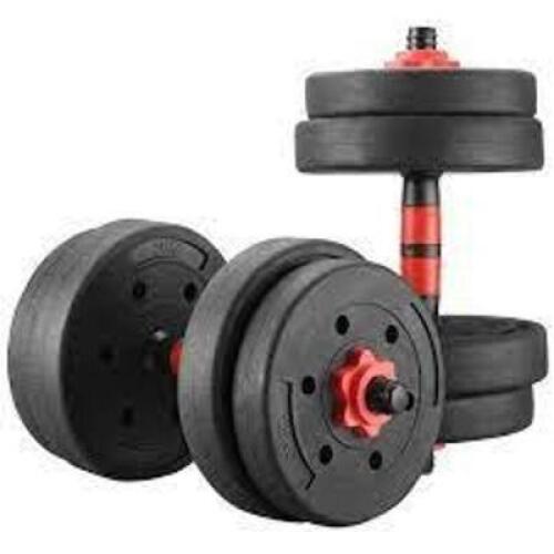 DESCRIPTION: (1) SET OF ADJUSTABLE DUMBBELL BARBELL WEIGHTS BRAND/MODEL: TRANSFER INFORMATION: YELLOW RETAIL$: $69.98 TOTAL QTY: 1