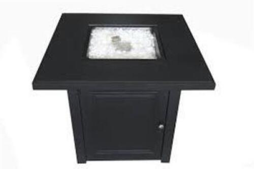 DESCRIPTION: (1) SQUARE FIRE PIT BRAND/MODEL: HILAND INFORMATION: BLACK RETAIL$: $171.00 EA SIZE: 28" QTY: 1