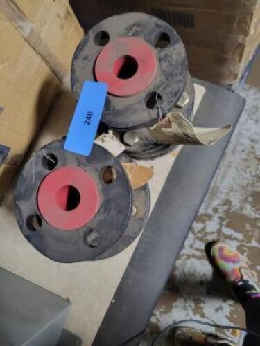 DESCRIPTION: (2) SOCKET WELD FLANGE INFORMATION: IMAGES ARE FOR ILLUSTRATION PURPOSES ONLY AND MAY NOT BE AN EXACT REPRESENTATION OF THE PRODUCT SIZE: