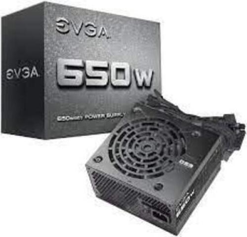 DESCRIPTION: (1) POWER SUPPLY BRAND/MODEL: EVGA 650W RETAIL$: $50.00 EA QTY: 1
