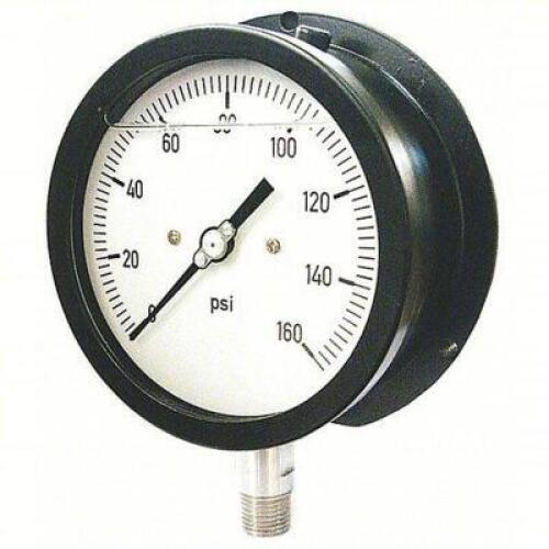 DESCRIPTION: (2) INDUSTRIAL PRESSURE GAUGE BRAND/MODEL: PRODUCT NUMBER #36JV48 RETAIL$: $134.31 EA SIZE: 0 to 15 psi, 4 1/2 in Dial, Liquid-Filled, Bo