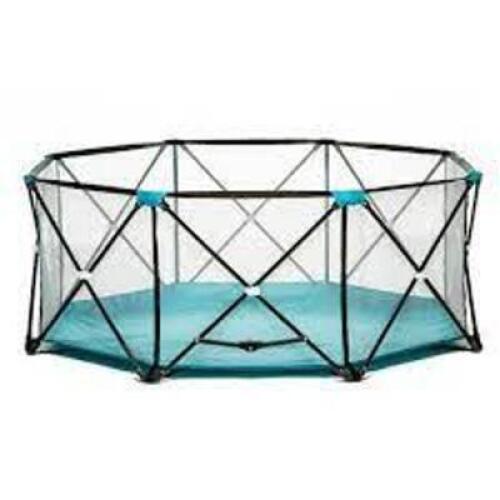DESCRIPTION: (1) EIGHT PANEL MY PLAY PORTABLE PLAYARD BRAND/MODEL: REGALO #1380 DS RETAIL$: $78.23 EA SIZE: 26IN QTY: 1