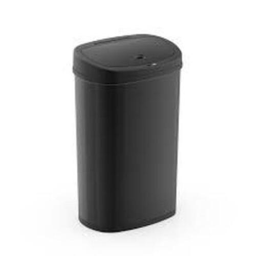 DESCRIPTION: (1) MOTION SENSOR TRASH CAN BRAND/MODEL: MAINSTAYS INFORMATION: BLACK STAINLESS RETAIL$: $55.00 EA SIZE: 13.2 GALLON QTY: 1
