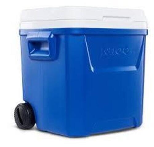 DESCRIPTION: (1) LAGUNA ICE CHEST COOLER BRAND/MODEL: IGLOO INFORMATION: BLUE RETAIL$: $33.88 EA SIZE: 60 QT QTY: 1