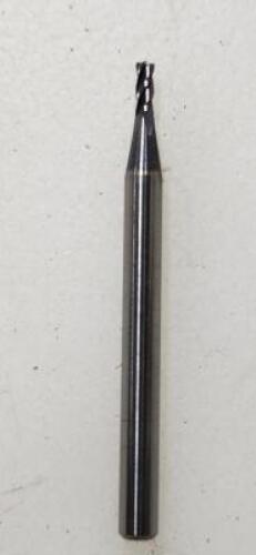 DESCRIPTION: (10) 4 FLUTE CONER/CHAMFER RADIUS END MILL BRAND/MODEL: MICROCUT 89060-005 RETAIL$: $65.32 EACH SIZE: .060x.005 CORNER RADIUS QTY: 10