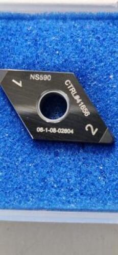 DESCRIPTION: (10) PVD COATED TURNING INSERTS BRAND/MODEL: NORTHAMERICAN TOOL DNGA432 80425MT RETAIL$: $111.84 PER INSERT QTY: 10
