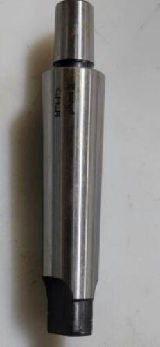 DESCRIPTION: (1) DRILL CHUCK ARBOR BRAND/MODEL: PHASE II 222-760 RETAIL$: 37.69 SIZE: MT4 TO JT3 QTY: 1