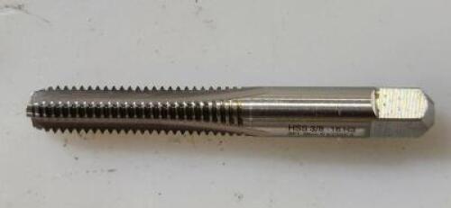DESCRIPTION: (6) HHS HAND TAAPS BRAND/MODEL: HERTEL 02384147 RETAIL$: 9.18 SIZE: 3/8-16 QTY: 6