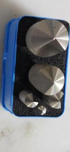 DESCRIPTION: (1) (5) PIECE SET OF COUNTERSINKS BRAND/MODEL: VC 0245201 RETAIL$: 102.64 SIZE: 1/4" TO 1 " QTY: 1