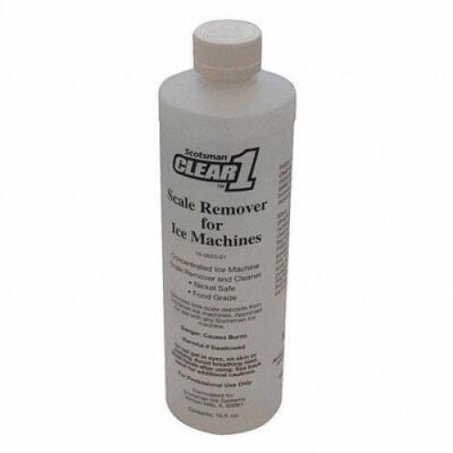 DESCRIPTION: (8) SCALE REMOVER FOR ICE MACHINES BRAND/MODEL: SCOTSMAN CLEAR 1 #28ZM41 RETAIL$: $54.75 EA SIZE: 16 FL OZ QTY: 8
