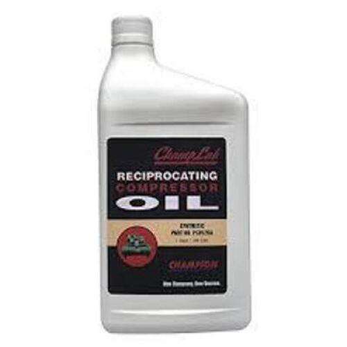 DESCRIPTION: (6) AIR COMPRESSOR OIL BRAND/MODEL: CHAMLAB RETAIL$: $100.00 TOTAL SIZE: 1 QT QTY: 6