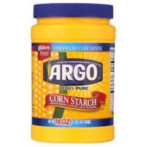 DESCRIPTION: (6) CANS OF PURE CORN STARCH BRAND/MODEL: ARGO SIZE: 16 OZ QTY: 6