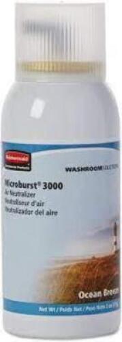 DESCRIPTION: (3) AIR FRESHENER REFILL BRAND/MODEL: RUBBERMAID MICROBURST 3000 #22PT70 INFORMATION: OCEAN BREEZE RETAIL$: $75.00 TOTAL SIZE: 2.60OZ QTY