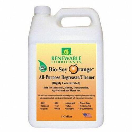 DESCRIPTION: (2) CLEANER AND DEGREASER SOY BASED SOLVENT BRAND/MODEL: RENEWABLE LUBRICANTS #2VXK1 RETAIL$: $100.00 EA SIZE: 1 GALLON QTY: 2