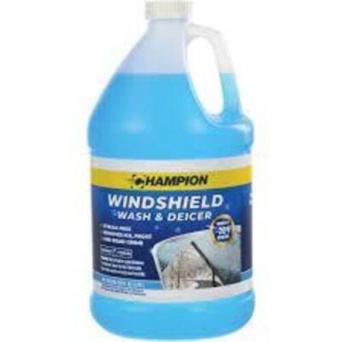 DESCRIPTION: (2) WINDSHIELD WASH AND DEICER BRAND/MODEL: CHAMPION SIZE: 1 GALLON QTY: 2