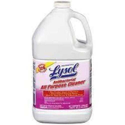 DESCRIPTION: (1) ANTIBACTERIAL ALL PURPOSE CLEANER BRAND/MODEL: LYSOL RETAIL$: $16.99 EA SIZE: 1 GALLON QTY: 1