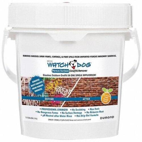 DESCRIPTION: (2) POROUS SURFACE GRAFFITI REMOVER BRAND/MODEL: WATCHDOG RETAIL$: $55.66 EA SIZE: 64 OZ QTY: 2