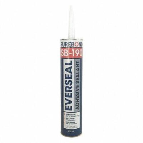 DESCRIPTION: (6) SEALANT CARTRIDGE BRAND/MODEL: SUREBOND #3RCY6 INFORMATION: CLEAR RETAIL$: $16.20 EA SIZE: 10 OZ QTY: 6